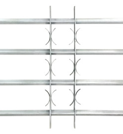 Grille réglable de sécurité de fenêtres et 4 barres 700-1050 mm