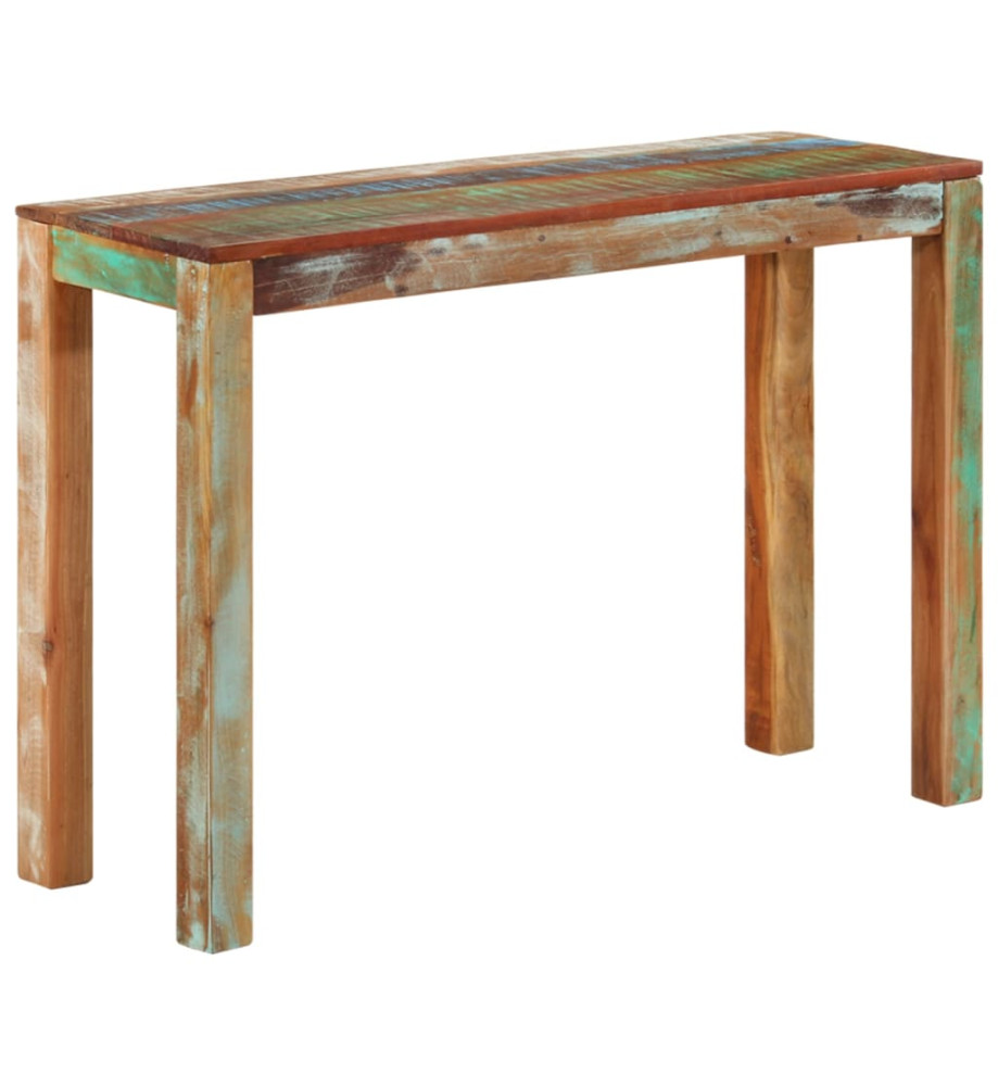 Table console 110x35x76 cm Bois de récupération massif