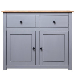 Buffet Gris 93x40x80 cm Pin solide Assortiment Panama