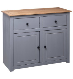 Buffet Gris 93x40x80 cm Pin solide Assortiment Panama