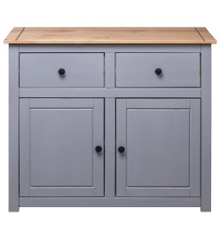 Buffet Gris 93x40x80 cm Pin solide Assortiment Panama