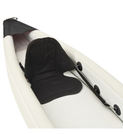 Kayak gonflable noir 375x72x31 cm polyester