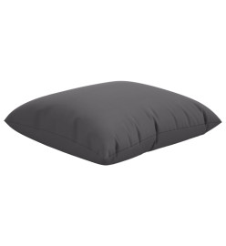 Coussins décoratifs 4 pcs anthracite 40x40 cm tissu