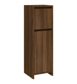 Armoire de bain Chêne marron 30x30x95 cm Bois d'ingénierie