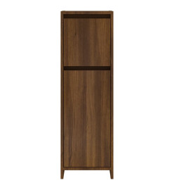 Armoire de bain Chêne marron 30x30x95 cm Bois d'ingénierie