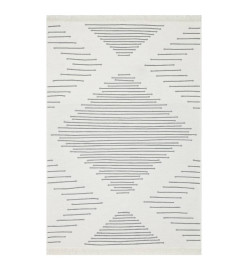 Tapis Gris foncé 160x230 cm Coton