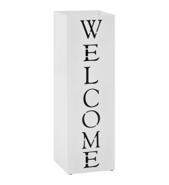 Porte-parapluie Welcome Acier Blanc