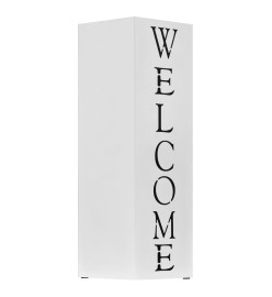 Porte-parapluie Welcome Acier Blanc