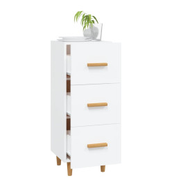 Buffet blanc 34,5x34x90 cm bois d'ingénierie