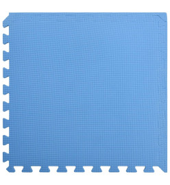 Tapis de sol 6 pcs 2,16 ㎡ EVA Mousse Bleu