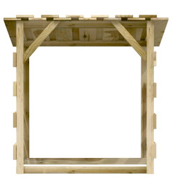 Pergolas avec toits 2 pcs 100x90x100 cm Bois de pin imprégné