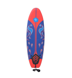 Planche de surf Bleu et Rouge 170 cm