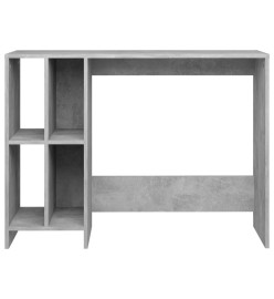 Bureau d'ordinateur portable Gris béton 102,5x35x75cm Aggloméré