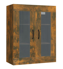 Armoire murale suspendue Chêne fumé 69,5x34x90 cm