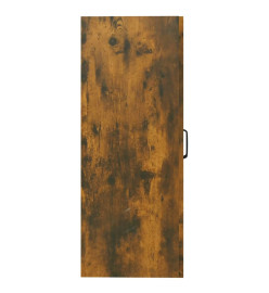 Armoire murale suspendue Chêne fumé 69,5x34x90 cm