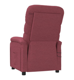 Fauteuil électrique de massage Bordeaux Tissu