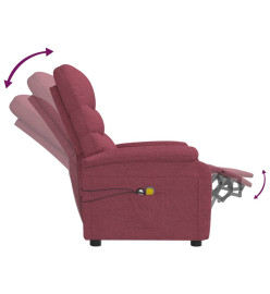 Fauteuil électrique de massage Bordeaux Tissu