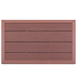 Élément de plancher pour douche solaire Marron 101x63x5,5cm WPC