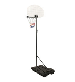 Support de basket-ball Blanc 216-250 cm Polyéthylène