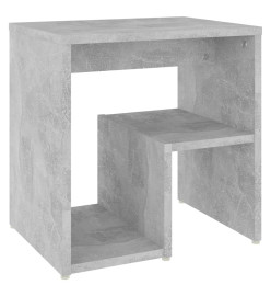 Tables de chevet 2 pcs Gris béton 40x30x40 cm Aggloméré