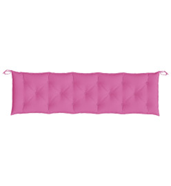 Coussin de banc de jardin rose 180x50x7 cm tissu oxford