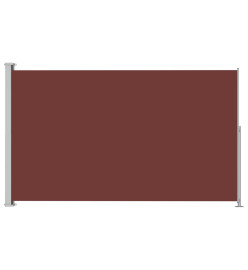 Auvent latéral rétractable de patio 180x300 cm Marron