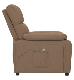 Fauteuil de massage Marron Tissu