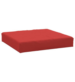 Coussin de palette rouge tissu oxford