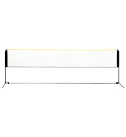 Filet de badminton réglable 500x103x94-158 cm Métal