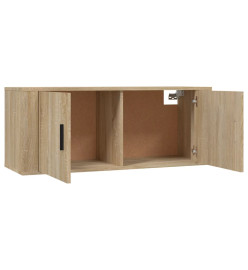 Ensemble de meubles TV 2 pcs chêne sonoma bois d'ingénierie