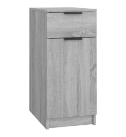 Armoire de bureau Sonoma gris 33,5x50x75 cm Bois d'ingénierie