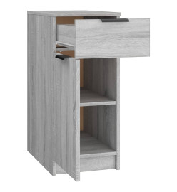 Armoire de bureau Sonoma gris 33,5x50x75 cm Bois d'ingénierie