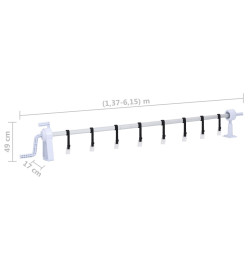 Rouleau de couverture de piscine avec base en plastique