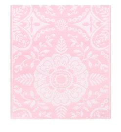 Tapis d'extérieur Rose 120x180 cm PP