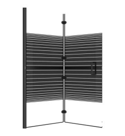 Cabine de douche pliable ESG 120x140 cm Noir