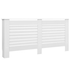 Cache-radiateurs 2 pcs Blanc 172x19x81,5 cm MDF