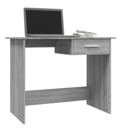 Bureau Sonoma gris 100x50x76 cm Bois d'ingénierie