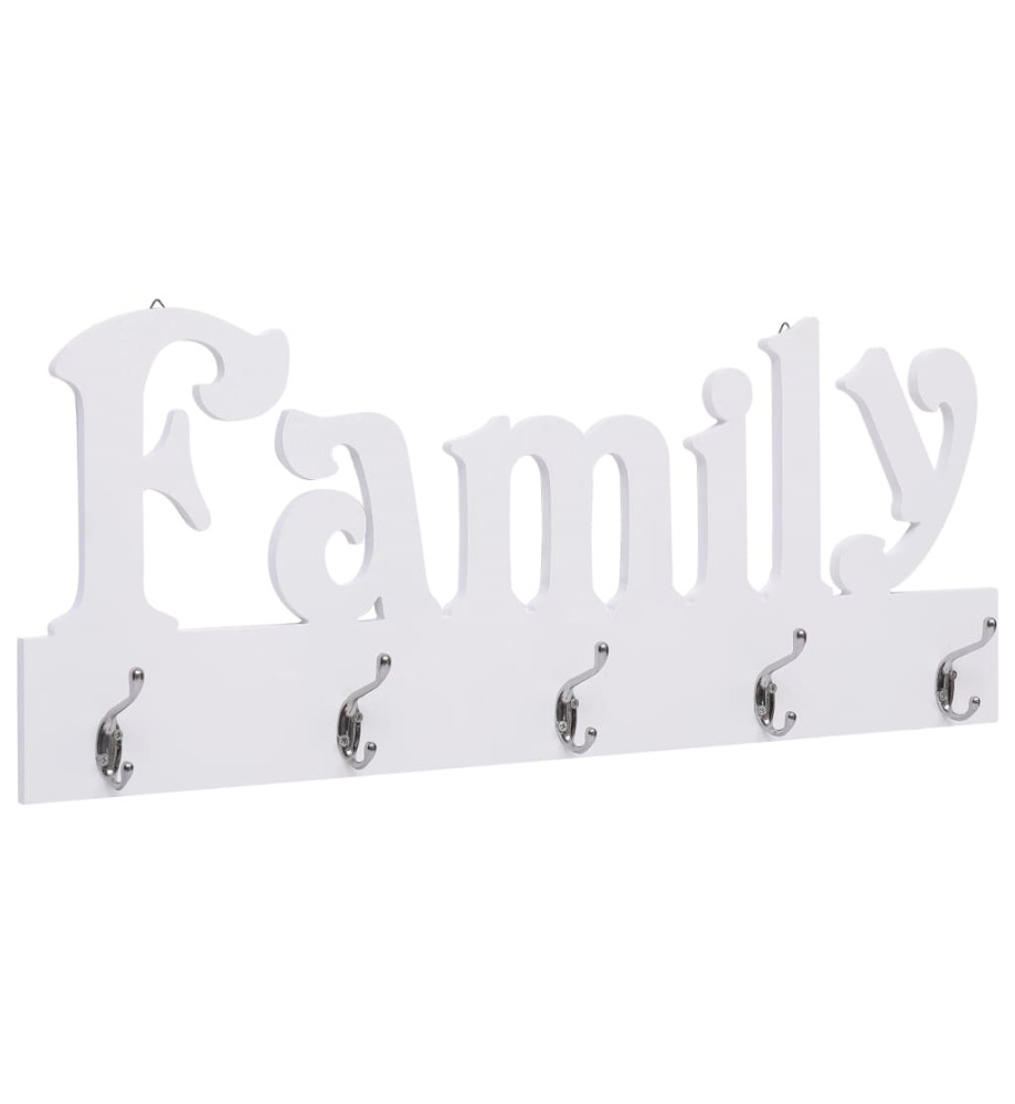 Porte-manteau mural FAMILY 74x29,5 cm