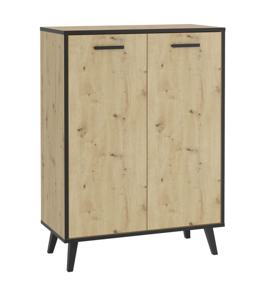 FMD Armoire à chaussures avec 5 compartiments 68,5x33x93,5 cm