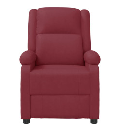 Fauteuil de massage Rouge bordeaux Similicuir