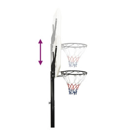 Support de basket-ball Blanc 258-363 cm Polyéthylène