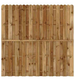 Panneau de clôture Bois de pin 180x180 cm