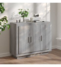 Buffet Sonoma gris 92x35x75 cm Bois d'ingénierie