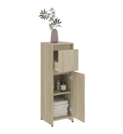 Armoire de salle de bain Chêne sonoma 30x30x95 cm Aggloméré