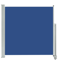 Auvent latéral rétractable de patio 160x300 cm Bleu