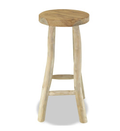 Tabouret de bar Bois de teck massif