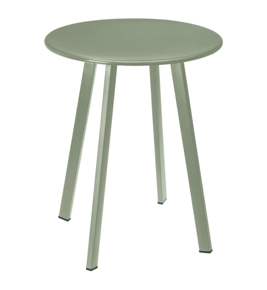 ProGarden Table d'appoint d'extérieur 40x49 cm Vert mat