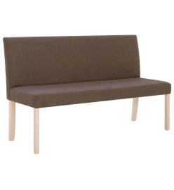 Banc 139,5 cm Marron Polyester