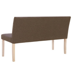 Banc 139,5 cm Marron Polyester