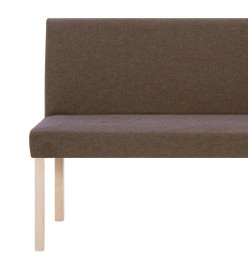 Banc 139,5 cm Marron Polyester